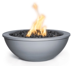 The Outdoor Plus 27 Inch Sedona Powder Coated Gas Fire Bowl