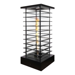 The Outdoor Plus 28 Inch Powder-Coated Steel High-Rise Fire Tower - 12V Electronic Ignition