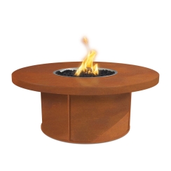 The Outdoor Plus 48 x 20 Inch Mabel Copper Gas Fire Table