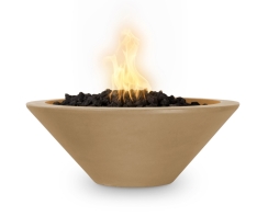 The Outdoor Plus 48 Inch Cazo GFRC Gas Fire Bowl