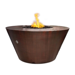 The Outdoor Plus 48 Inch Martillo Copper Gas Fire Pit