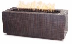 The Outdoor Plus 72 Inch Pismo Hammered Copper Gas Fire Pit