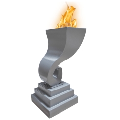 The Outdoor Plus Designer 9 Series Gas Fire Feature - Match Lit Ignition