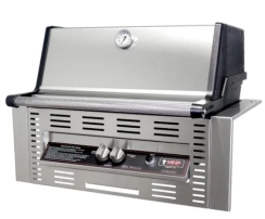 MHP Grills 27 Inch TJK2 Stainless Steel Built-In Gas Grill Head with SearMagic Grids