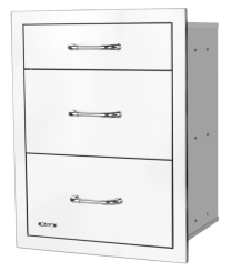 Bull Outdoors 21 Inch Outdoor Kitchen Triple Drawers