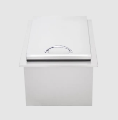 TrueFlame 28 Inch Drop-In Outdoor Kitchen Cooler with TRUEFLAME Handle