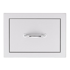 TrueFlame 17 Inch Stainless Steel Single Drawer
