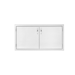 TrueFlame 36 Inch Stainless Steel 2-Drawer Dry Storage Pantry and Access Door