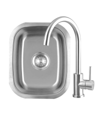 TrueFlame 15 Inch Undermount Outdoor Kitchen Sink