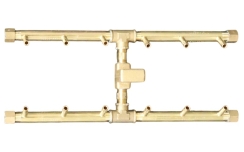 Warming Trends 32 x 18 to 35 x 21 Inch Universal Rectangular CROSSFIRE Burner and Pan Insert Kit