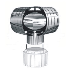 Vacu Stack 8 Inch Diameter Oval Chimney Cap