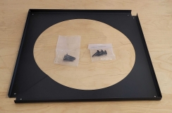 Ventis All-Fuel Chimney Flat Square Ceiling Trim Plate - For 6 Inch Inner Diameter Ventis