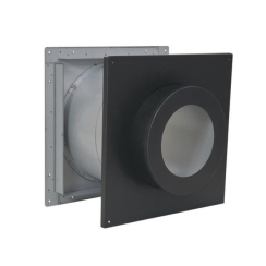 Ventis All-Fuel Chimney Galvalume Wall Pass-Thru 12 Inch Extension - For 6 Inch Inner Diameter Ventis