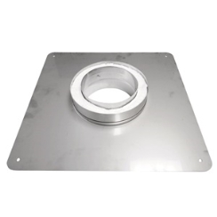 Ventis All-Fuel Chimney Stainless Transition Plate - For 8 Inch Inner Diameter Ventis