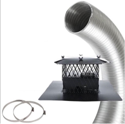 Ventis Direct Vent Pipe Aluminum Liner Co-Linear Kit - For 3 Inch Exhaust Ventis
