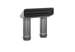 Ventis Modern-Style Hot Air Gravity Kit for HE250R Wood Fireplaces