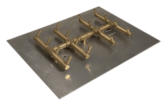 Warming Trends 22 x 17 Inch Crossfire Double Tree Fire Pit Kit -  160 - 000 BTU