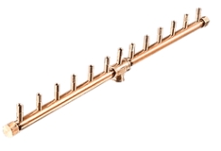 Warming Trends 32 x 8 Inch Crossfire Linear Fire Pit Kit with Flex Line - 130 - 000 BTU
