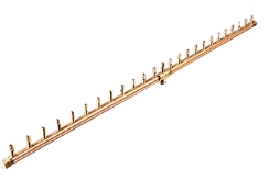 Warming Trends 50 Inch Crossfire Linear Fire Pit Burner with Flex Line - 250 - 000 BTU