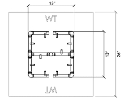 Warming Trends Universal Paver Kit for 26 to 28 Inch Square Openings