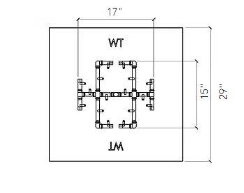 Warming Trends Universal Paver Kit For 29 - 31 Inch Square Opening