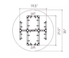 Warming Trends Universal Paver Kit For 35 - 37 Inch Circular Opening