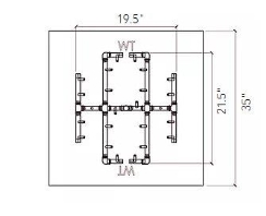 Warming Trends Universal Paver Kit For 39 - 41 Inch Circular Opening