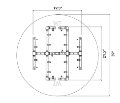 Warming Trends Universal Paver Kit for 39 to 41 Inch Circular Openings