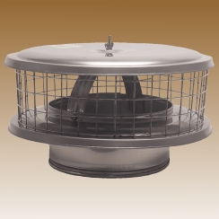 thumbnail image 2 of YuCo WeathrShield Stainless Steel Air-Cooled Chimney Cap - Fits 8, 9, Or 10 Inch Flues 2 of 5