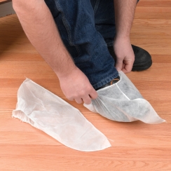 White Polypropylene Boot Covers - Pack of 100