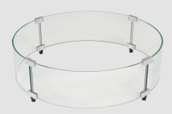 Outdoor Greatroom Company 20 Inch Round Glass Wind Guard