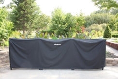 Woodhaven 12' Vinyl Firewood Rack Cover with Velcro Corner Closures - 144FC