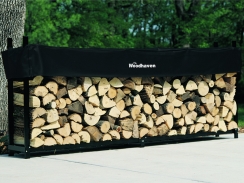 Woodhaven 10 Foot Log Rack with Seasoning Cover