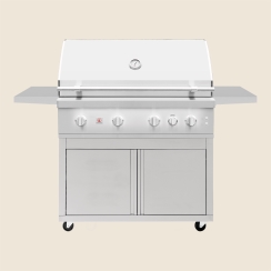Summerset Stainless Steel Deluxe Cart for 42 Inch Quest Grills