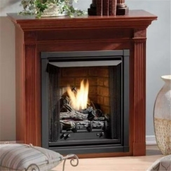 Kingsman Vent Free Natural Gas Burner System - 10 - 000 BTUs - For ZVF24 Series Fireplaces