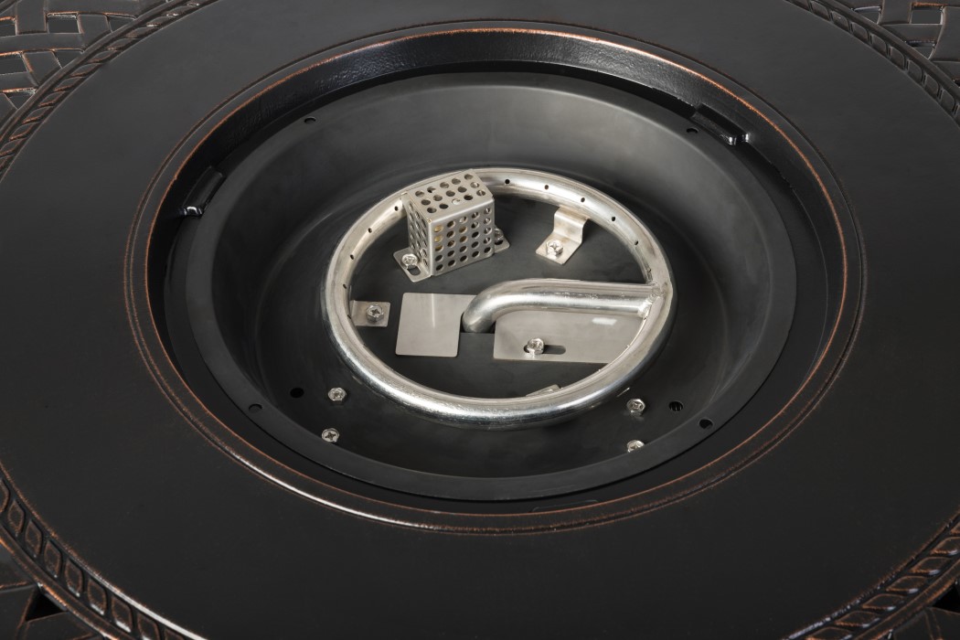 Fire Sense 33 Inch Wagner Round Propane Gas Fire Pit