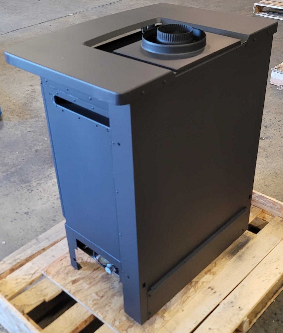 (Open Box Item) - Kingsman 26 Inch Direct Vent Natural Gas Heating Stove - Intermittent Pilot