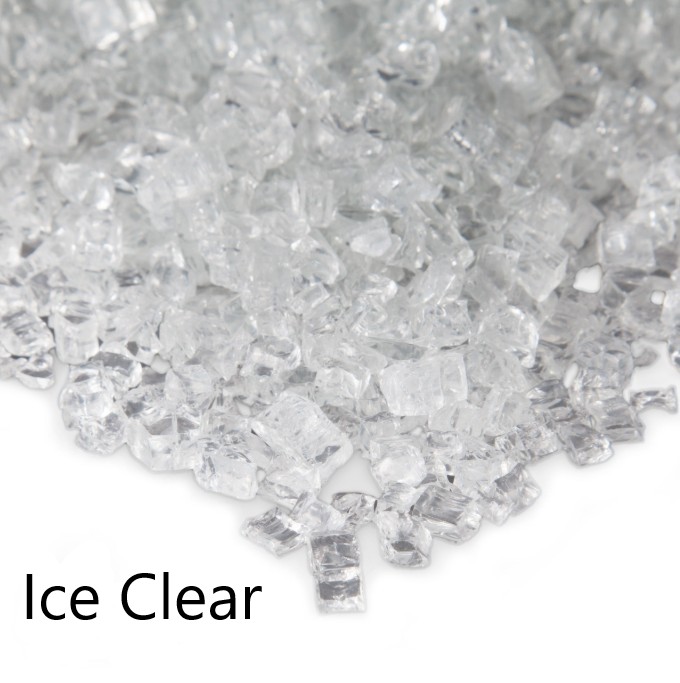 Real Flame Reflective Fire Glass Filler - 20 Pounds