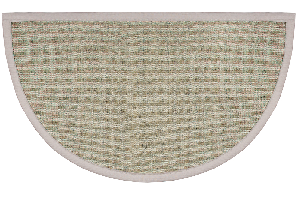 Goods of the Woods 48 x 27 Inch Natural Sisal Half Round Hearth Rug