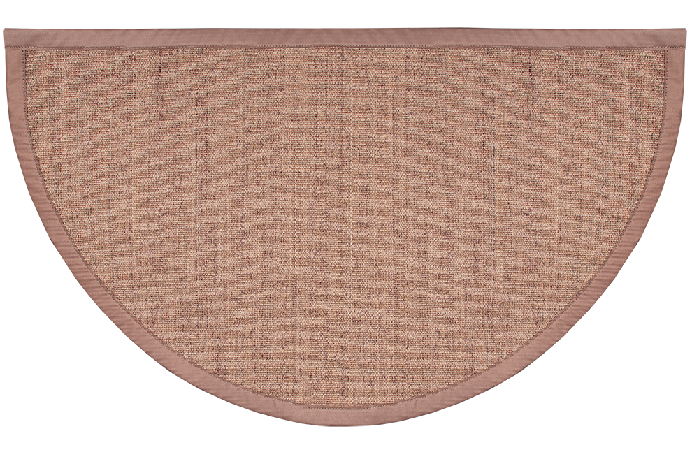 Goods of the Woods 48 x 27 Inch Natural Sisal Half Round Hearth Rug
