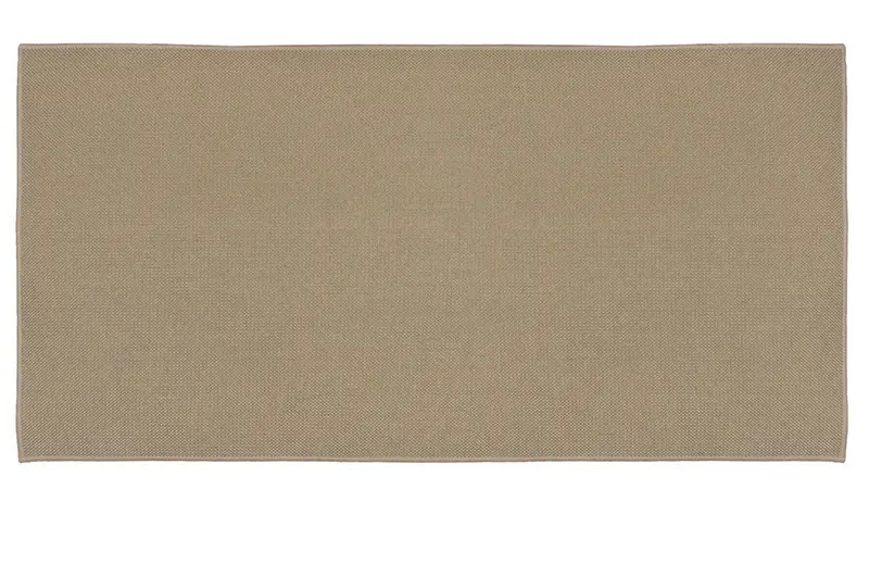 Goods of the Woods 2 x 4 Foot Black Fiberglass Face Guardian Rectangular Hearth Rug