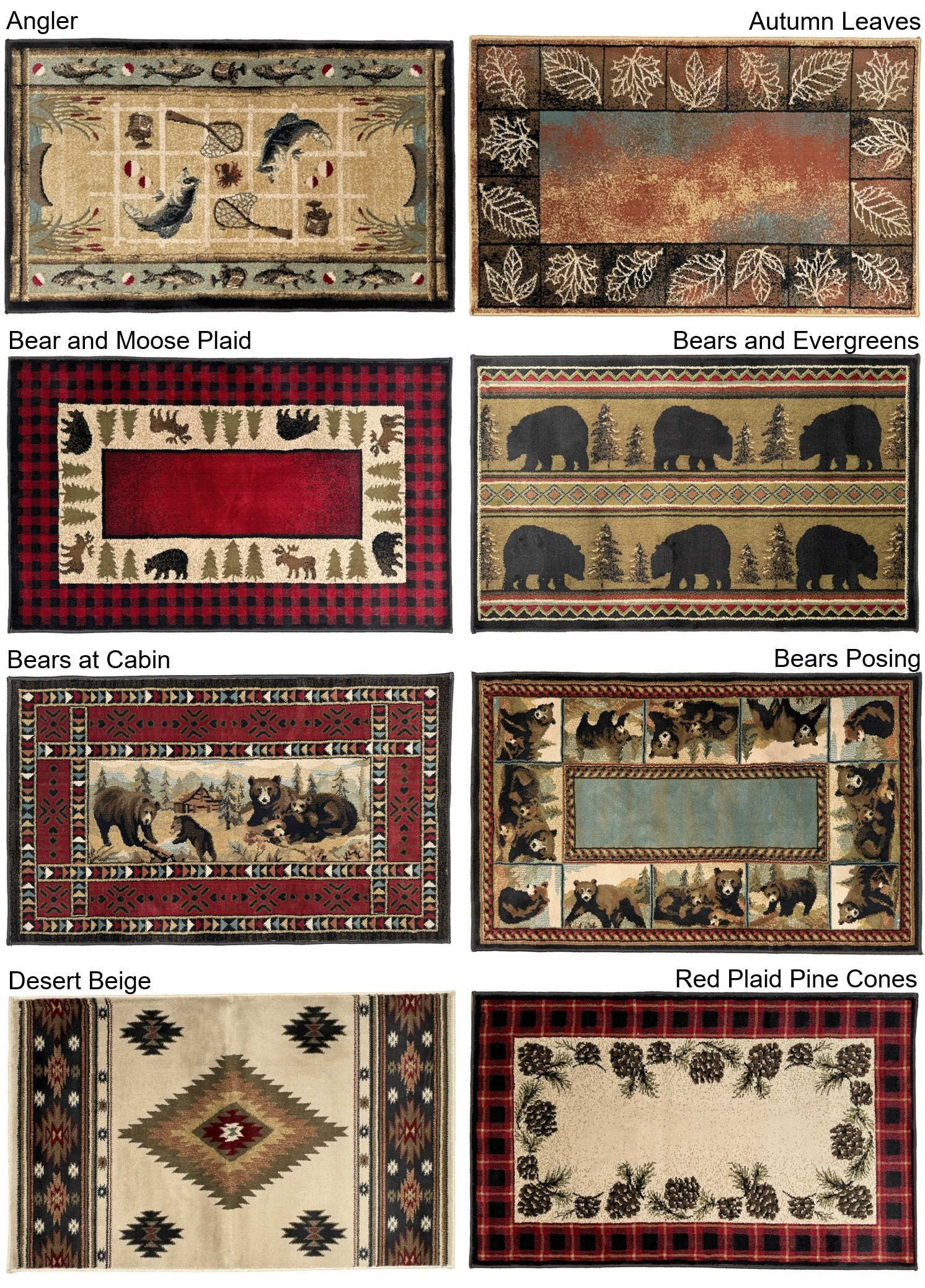 Goods of the Woods 50 x 30 Inch Vista Polypropylene Hearth Rug