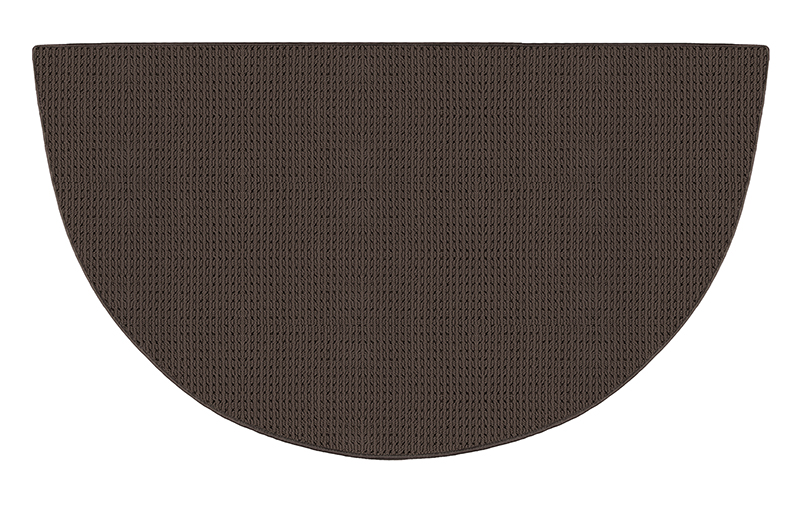 Goods of the Woods 72 x 36 Inch Polyester Mountain Half Round Hearth Rug