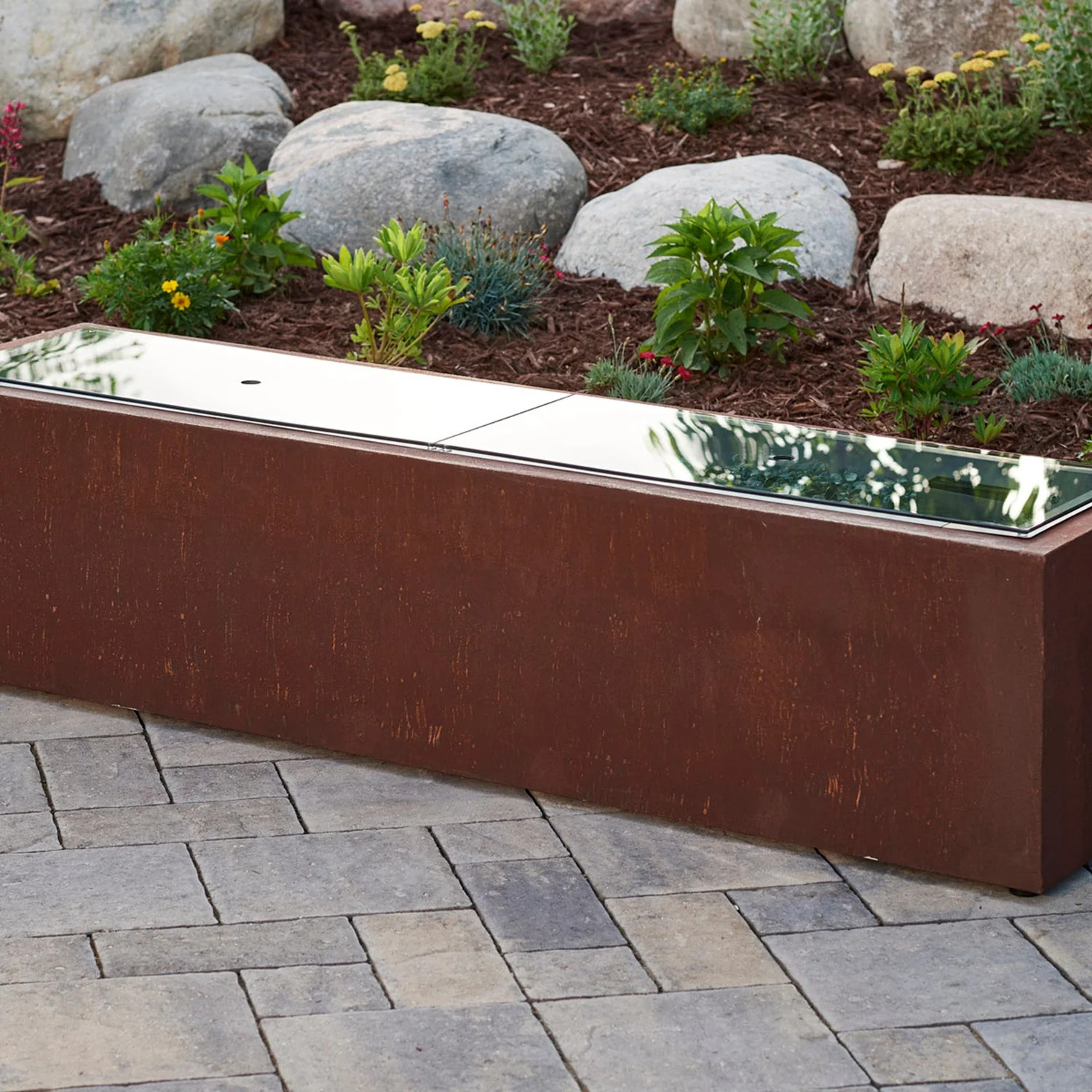 Outdoor Greatroom Company 12 x 64 Inch Grey Cover for Linear Glass Burners