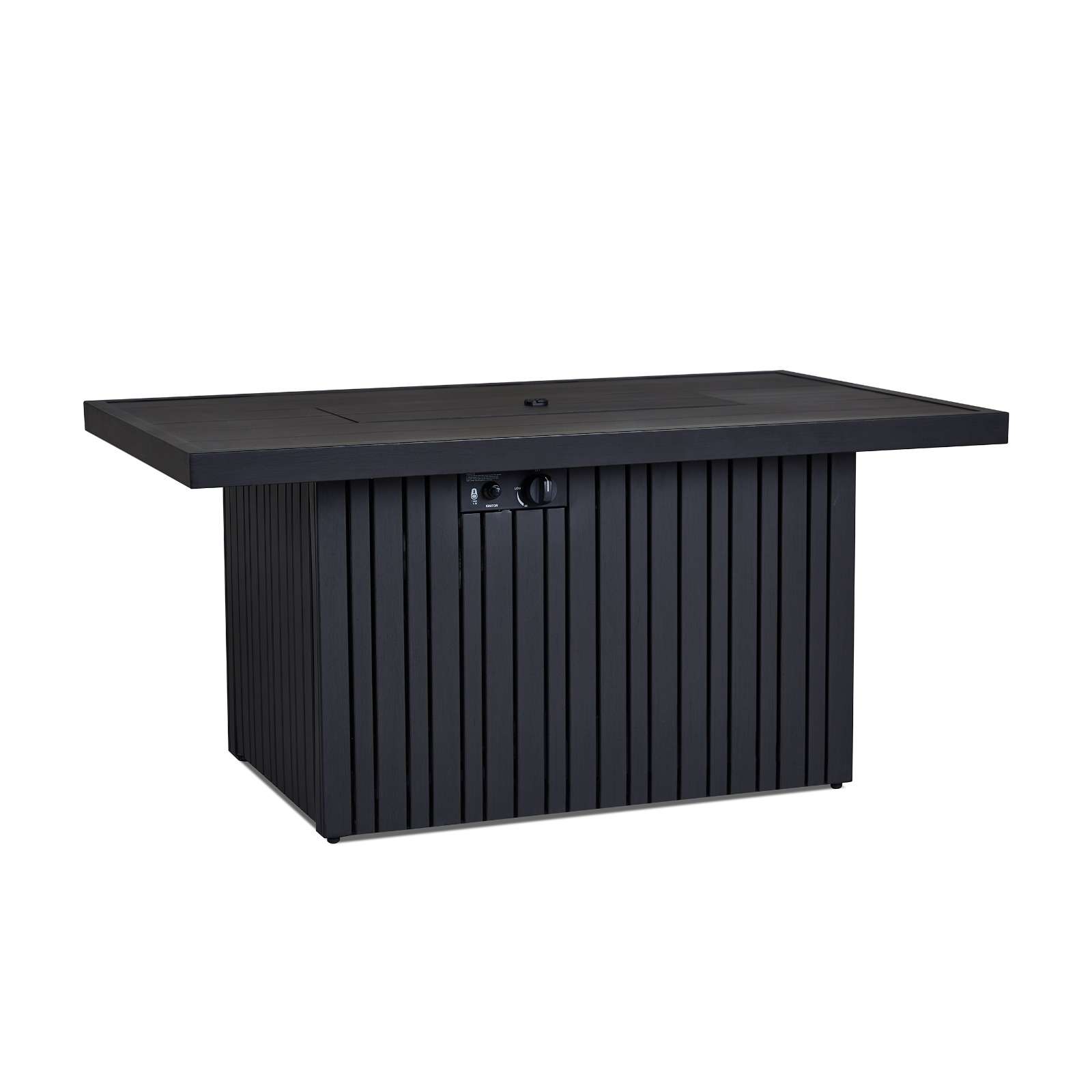 Real Flame 52 Inch Rectangular Calvin Propane Fire Table