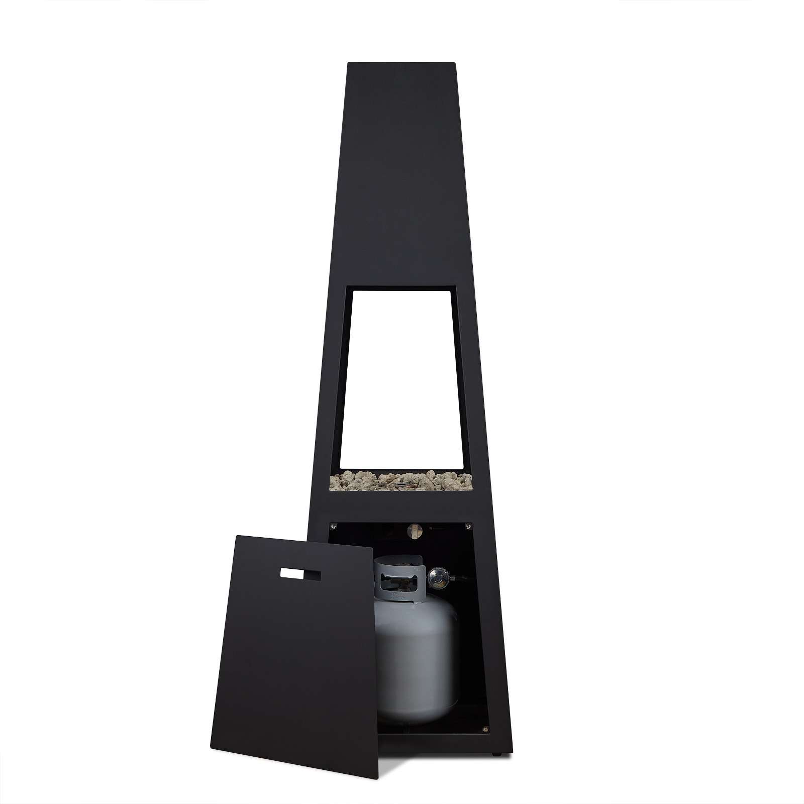 Real Flame 71 Inch Ferro Propane Chiminea Fire Pit