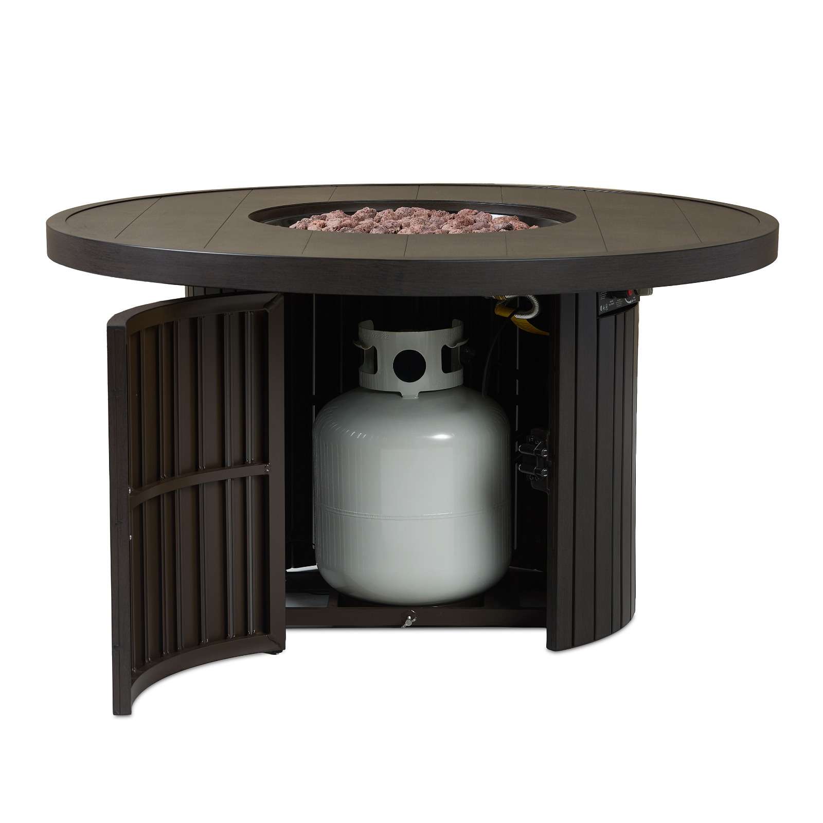 Real Flame 44 Inch Round Calvin Propane Fire Table