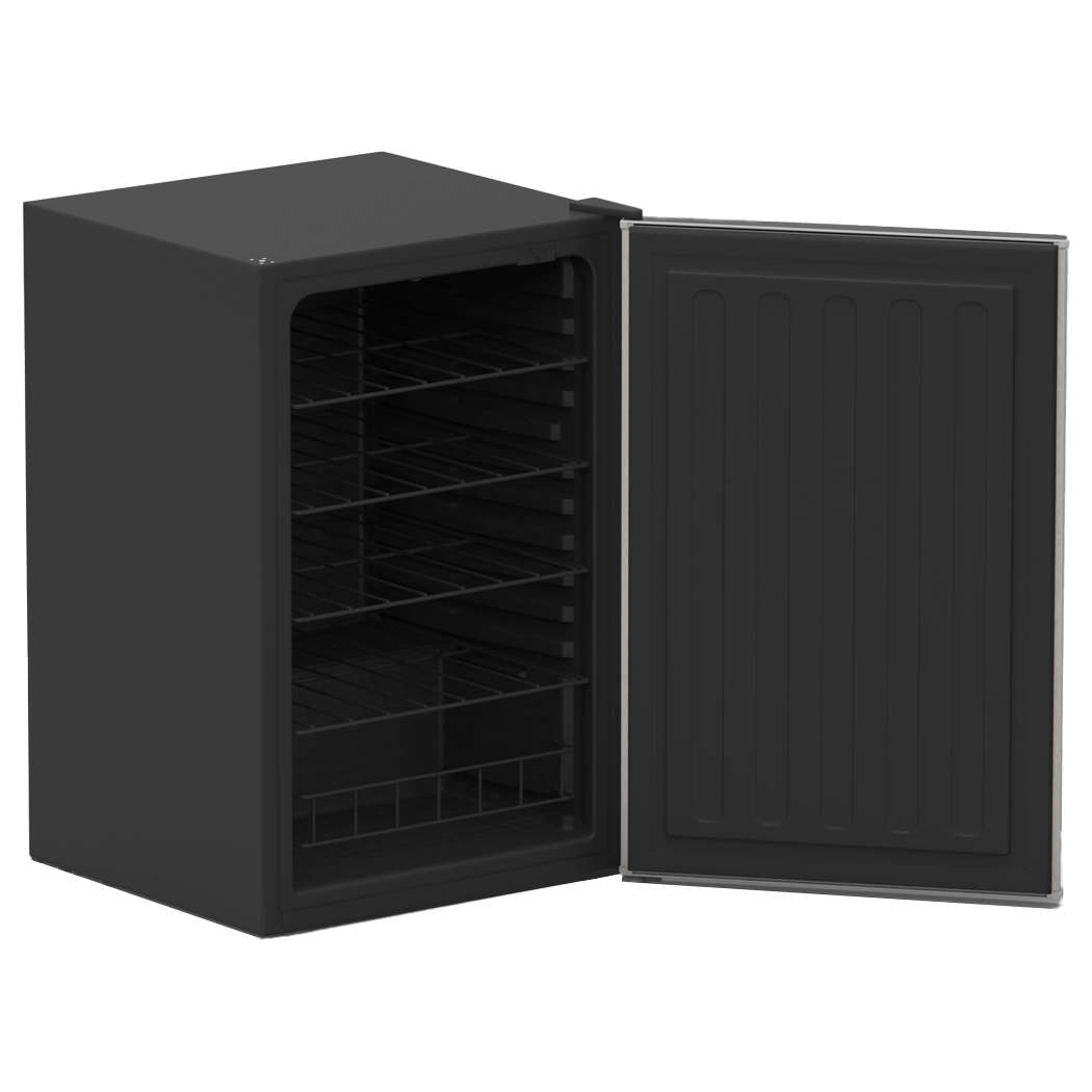 TrueFlame 22 Inch 4.1c Deluxe Outdoor Fridge with Stainless Steel Reversible Door