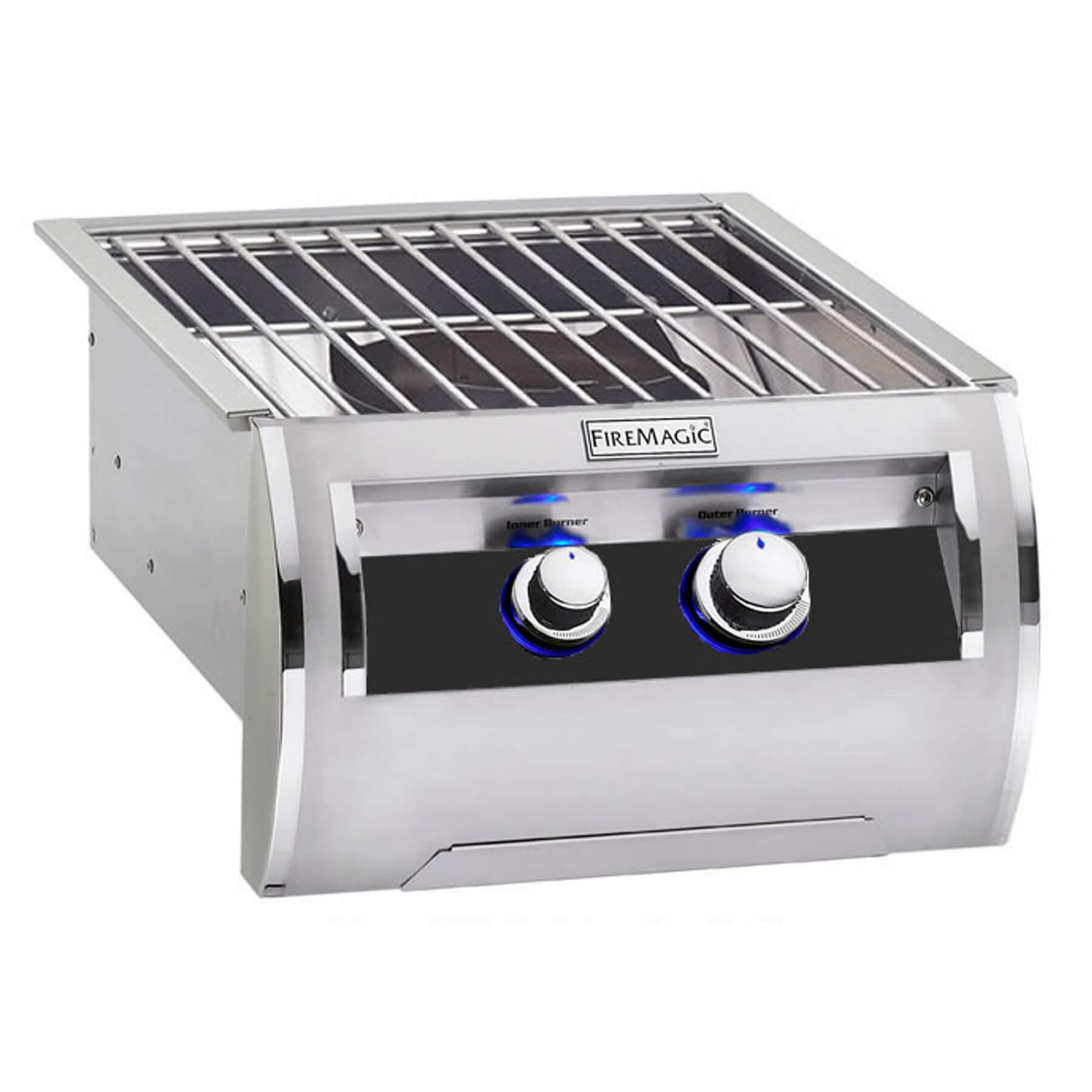 Fire Magic Echelon Built-In Gas Power Burner with Porcelain Cast Iron Grid