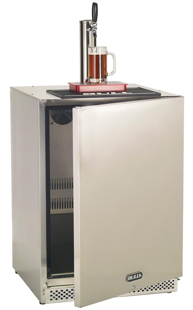 Bull Outdoors 24 Inch Outdoor Kitchen Single Tap Kegerator